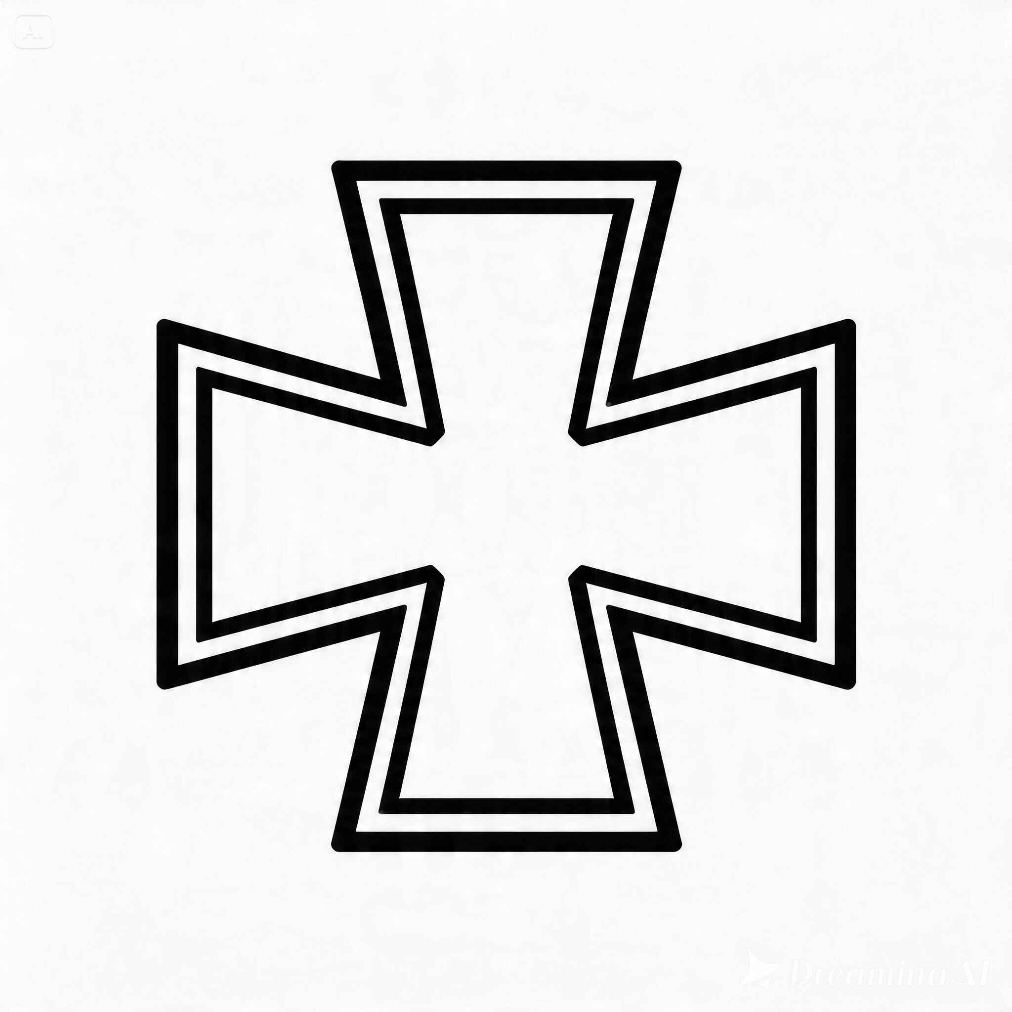 Desenho de Cruz De Ferro Desenho Colorir Imprimir 2