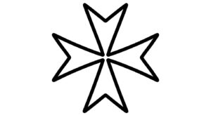 Desenho de Cruz De Malta Desenho Colorir Imprimir 3