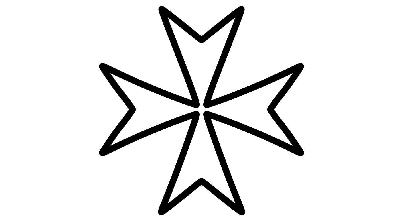 Desenho de Cruz De Malta Desenho Colorir Imprimir 3