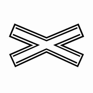 Desenho de Cruz De Santo André Desenho Colorir Imprimir 1