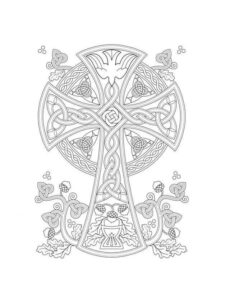 Desenho de Cruz Desenho Colorir Imprimir 09