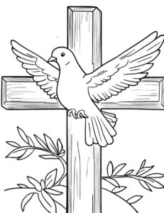 Desenho de Cruz Desenho Colorir Imprimir 10