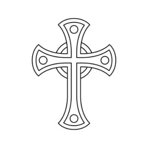 Desenho de Cruz Desenho Colorir Imprimir 14