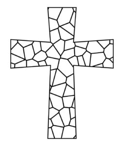 Desenho de Cruz Desenho Colorir Imprimir 16