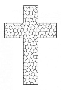 Desenho de Cruz Desenho Colorir Imprimir 22