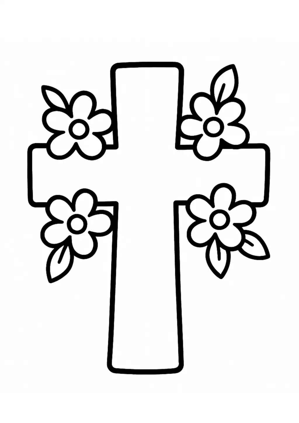 Desenho de Cruz Desenho Colorir Imprimir 23