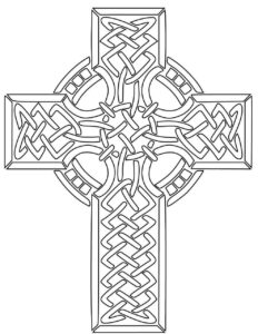 Desenho de Cruz Desenho Colorir Imprimir 24