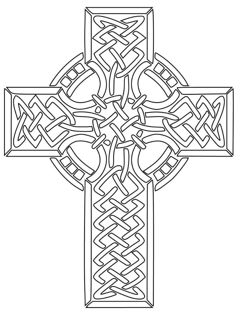 Desenho de Cruz Desenho Colorir Imprimir 24