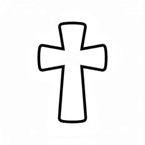 Desenho de Cruz Desenho Colorir Imprimir 27