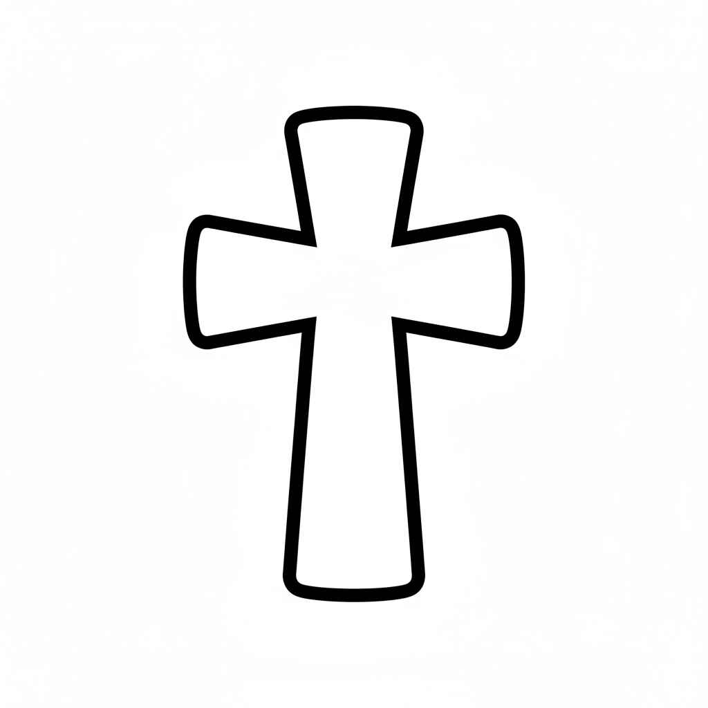 Desenho de Cruz Desenho Colorir Imprimir 27