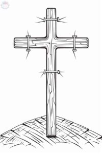 Desenho de Cruz Desenho Colorir Imprimir 31
