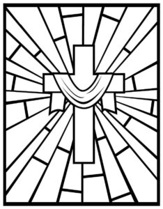 Desenho de Cruz Desenho Colorir Imprimir 37