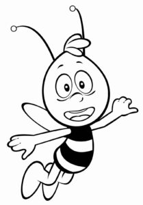 Desenho de Abelhas Desenho Colorir Imprimir 36