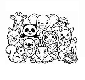 Desenho de Animais Desenho Colorir Imprimir 03