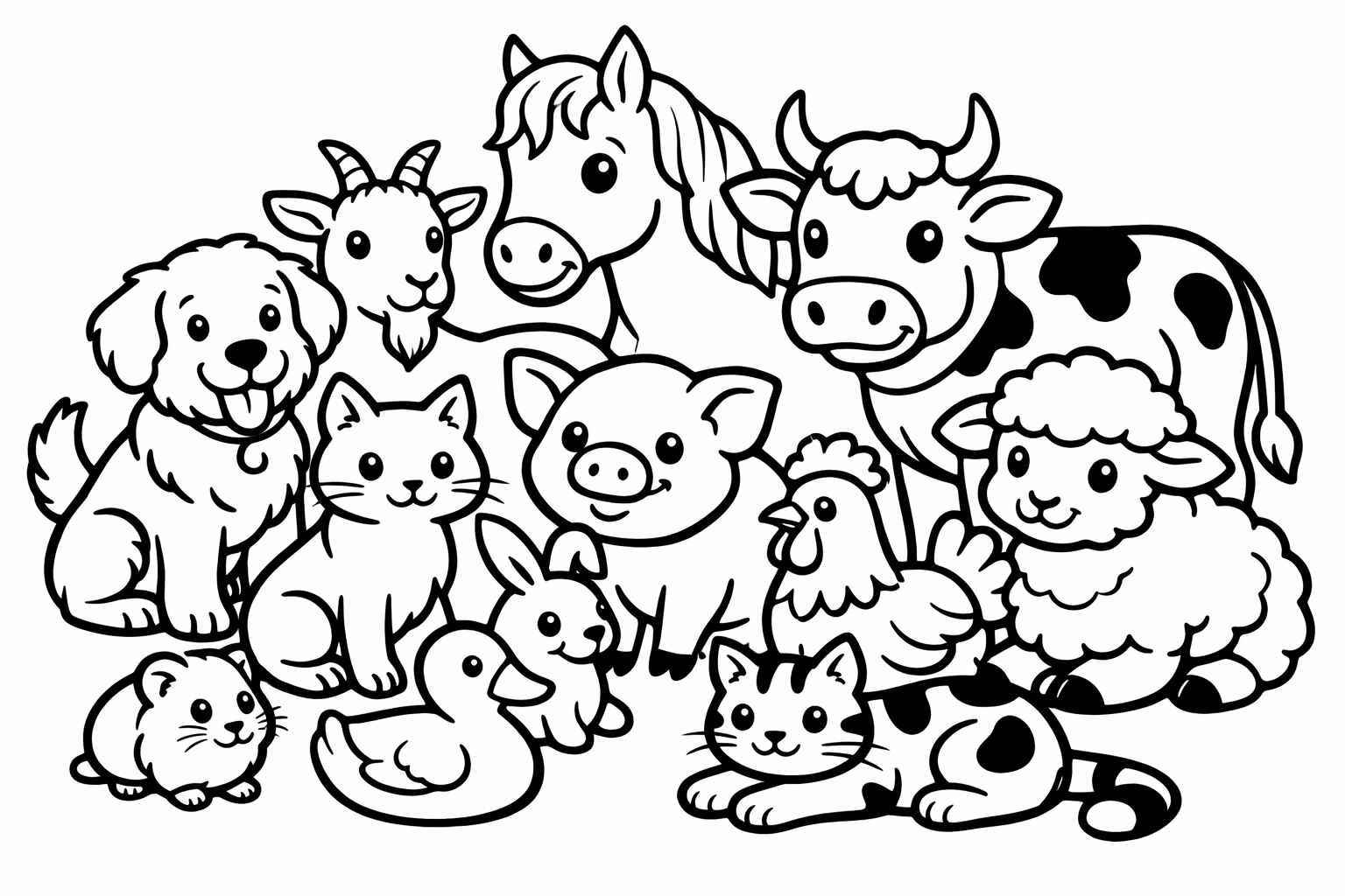 Desenho de Animais Desenho Colorir Imprimir 05