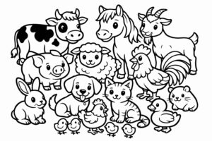 Desenho de Animais Desenho Colorir Imprimir 06