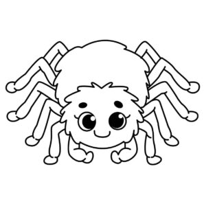 Desenho de Aranha Desenho Colorir Imprimir 02