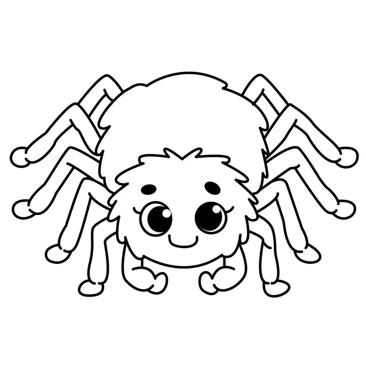 Desenho de Aranha Desenho Colorir Imprimir 02