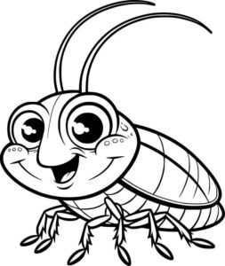 Desenho de Barata Desenho Colorir Imprimir 01
