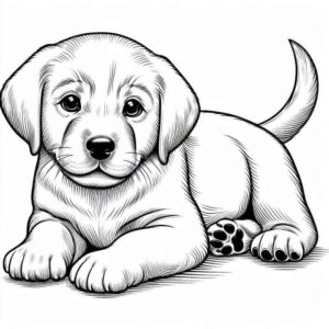 Desenho de Cachorros Desenho Colorir Imprimir 076