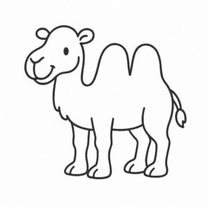 Desenho de Camelo Desenho Colorir Imprimir 15