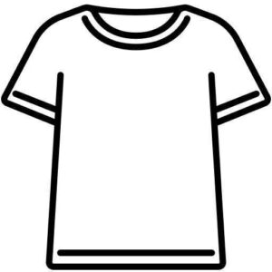 Desenho de Camiseta Desenho Para Colorir Imprimir
