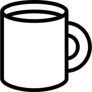 Desenho de Caneca Xicara Desenho Para Colorir Imprimir