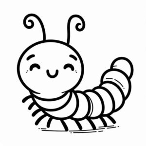 Desenho de Centopeia Desenho Colorir Imprimir 13