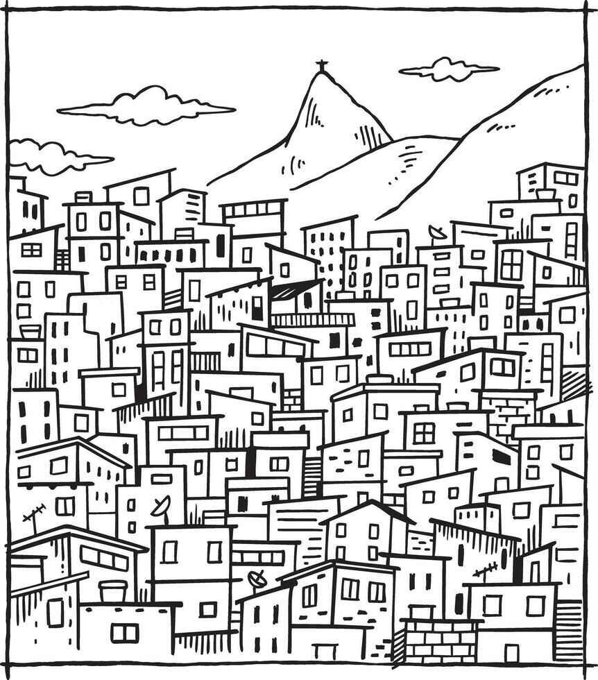 Desenho de Cidade Desenho Colorir Imprimir 03