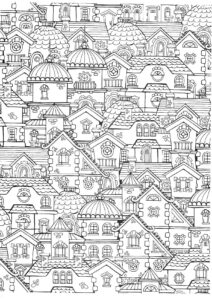 Desenho de Cidade Desenho Colorir Imprimir 05