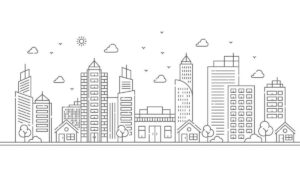 Desenho de Cidade Desenho Colorir Imprimir 07