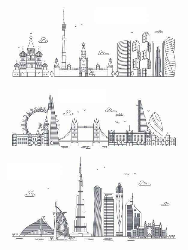 Desenho de Cidade Desenho Colorir Imprimir 08