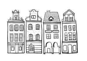 Desenho de Cidade Desenho Colorir Imprimir 14