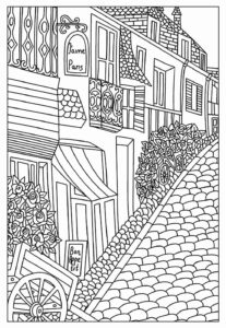 Desenho de Cidade Desenho Colorir Imprimir 46