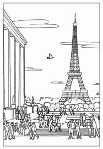 Desenho de Cidade Desenho Colorir Imprimir 53