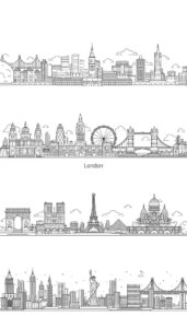 Desenho de Cidade Desenho Colorir Imprimir 57