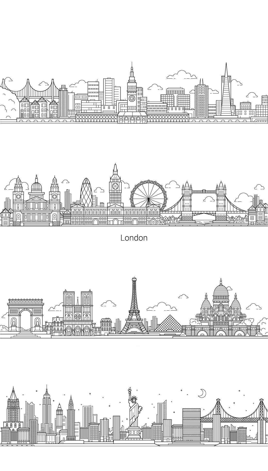 Desenho de Cidade Desenho Colorir Imprimir 57