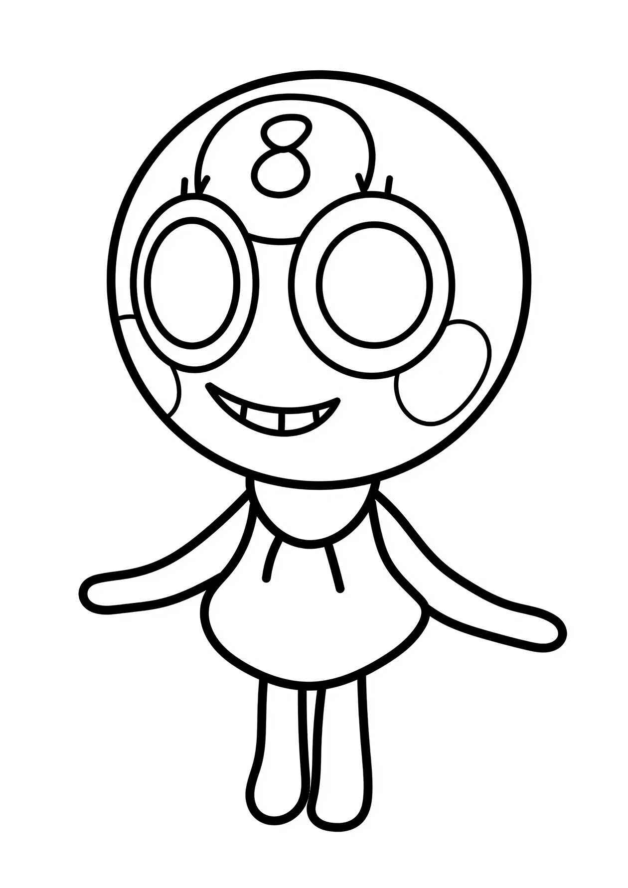 Desenho de Dandys World Desenho Colorir Imprimir 02