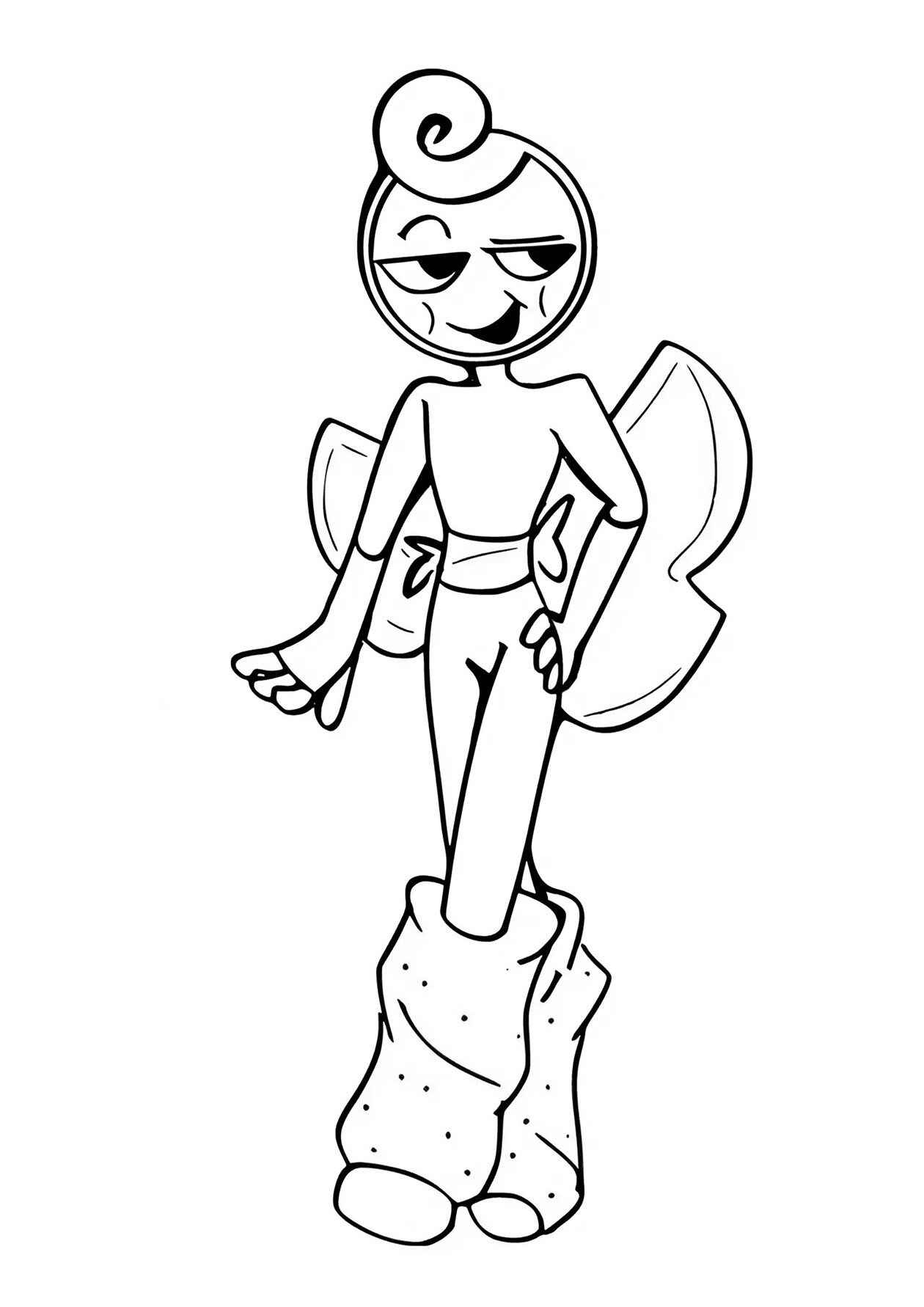 Desenho de Dandys World Desenho Colorir Imprimir 08