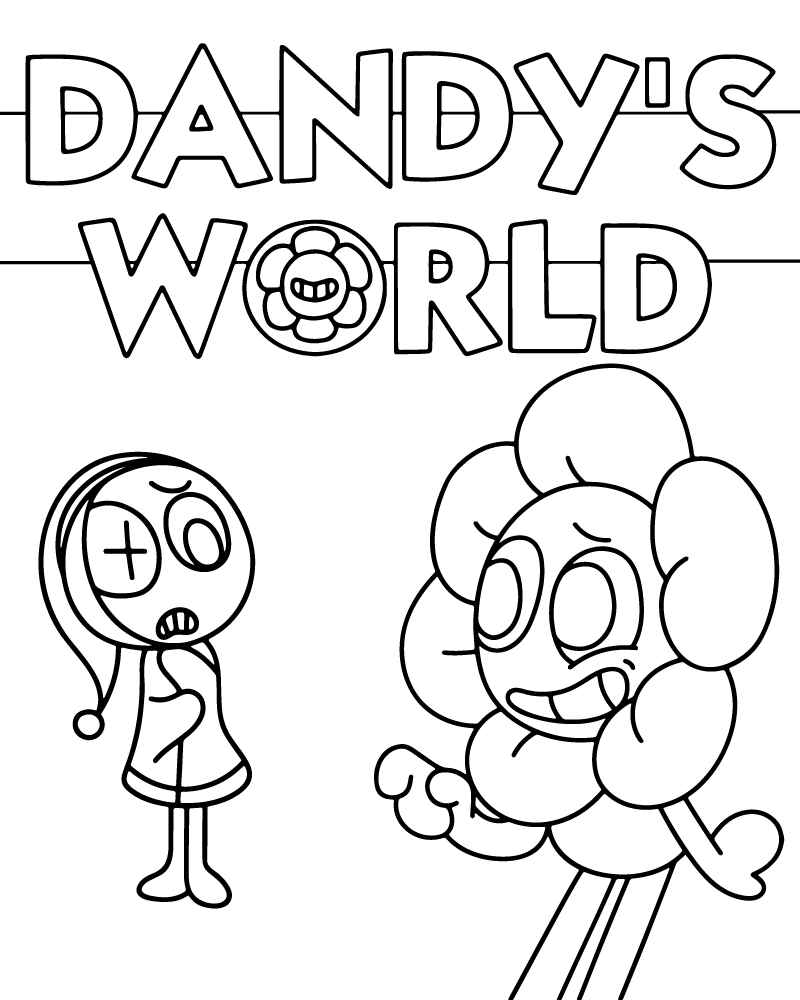 Desenho de Dandys World Desenho Colorir Imprimir 19