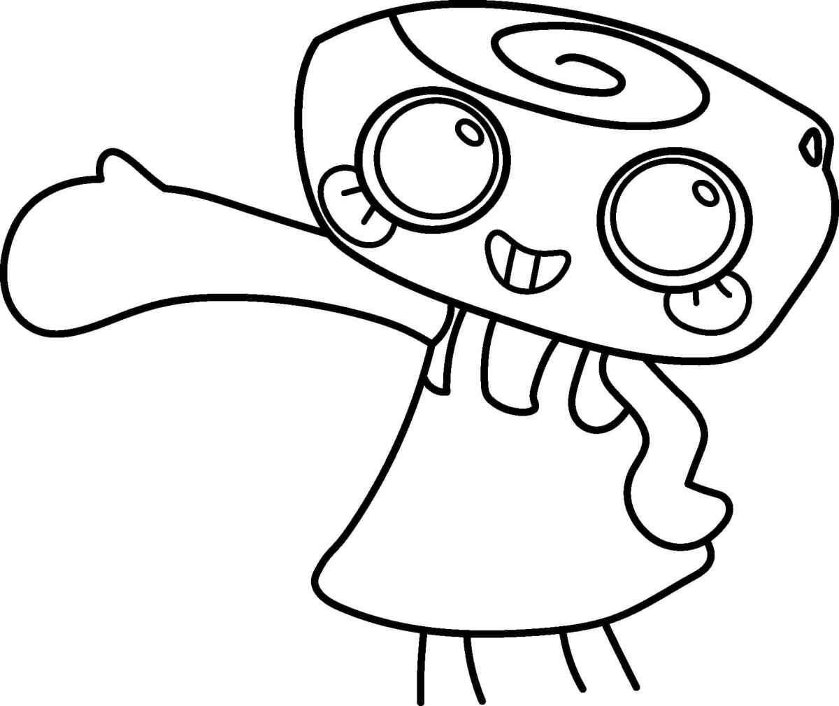 Desenho de Dandys World Desenho Colorir Imprimir 22