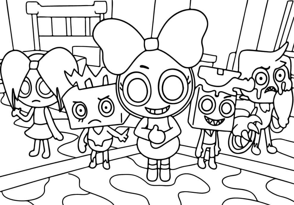 Desenho de Dandys World Desenho Colorir Imprimir 31