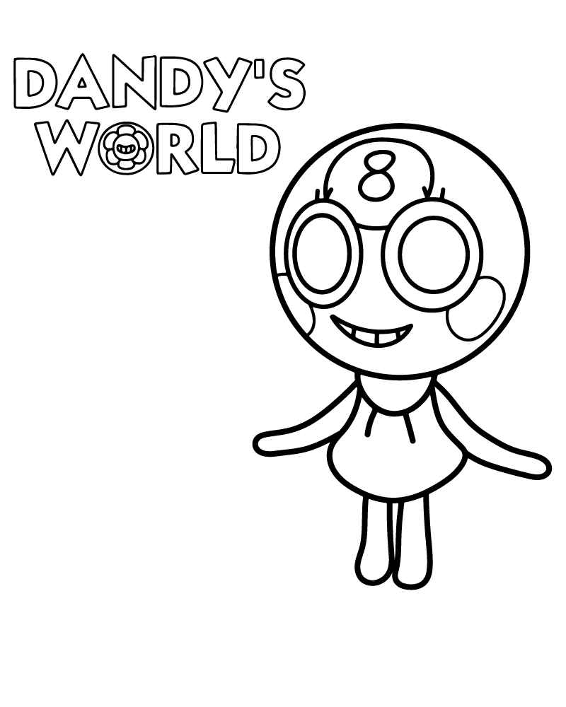 Desenho de Dandys World Desenho Colorir Imprimir 34