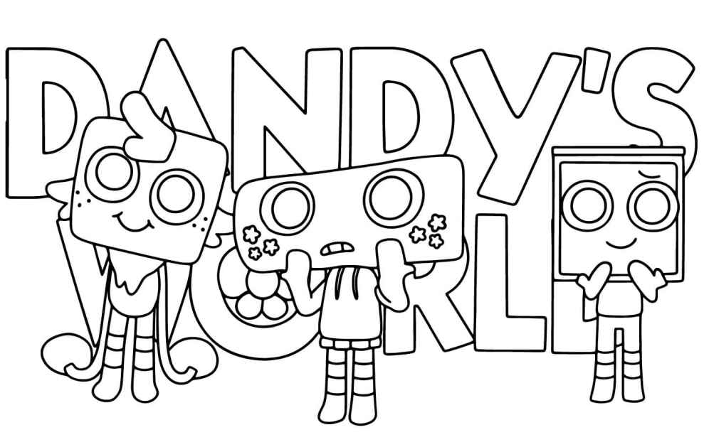 Desenho de Dandys World Desenho Colorir Imprimir 40