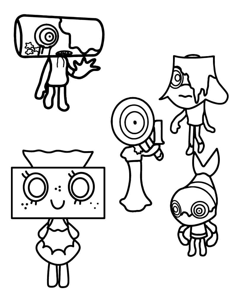 Desenho de Dandys World Desenho Colorir Imprimir 43