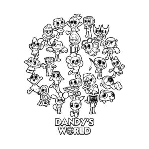 Desenho de Dandys World Desenho Colorir Imprimir 52