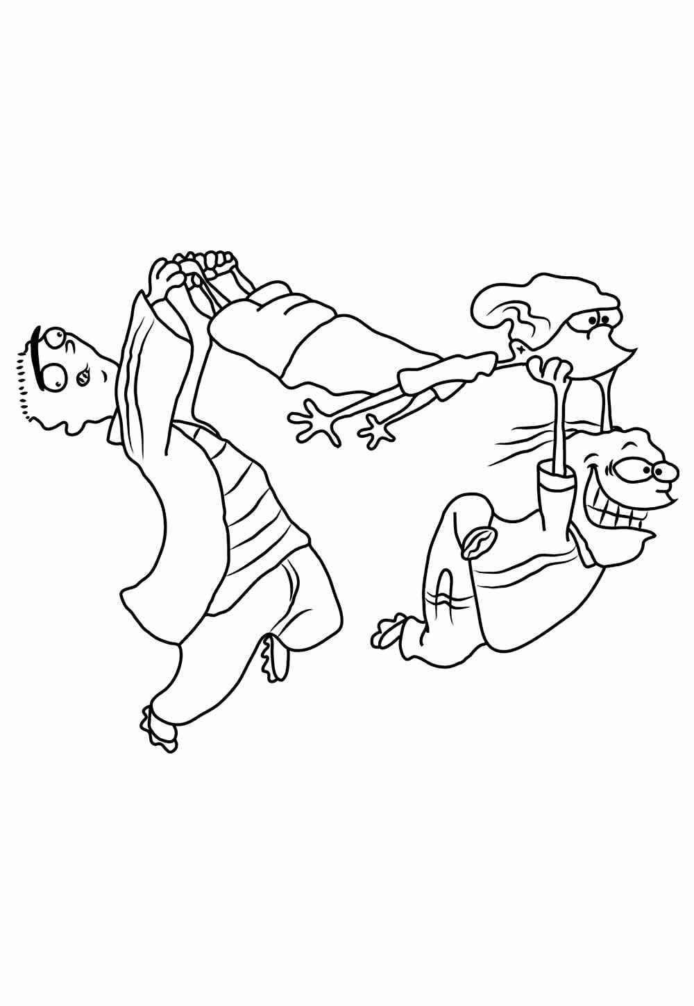 Desenho de Du Dudu E Edu Desenho Colorir Imprimir 02