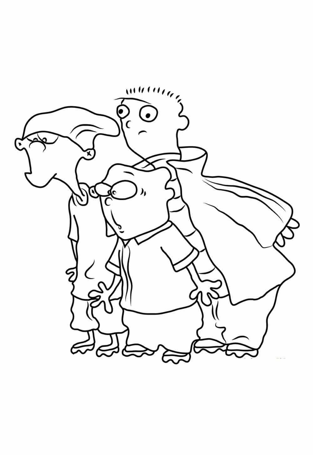 Desenho de Du Dudu E Edu Desenho Colorir Imprimir 09