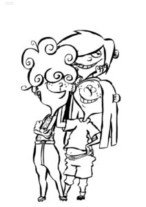 Desenho de Du Dudu E Edu Desenho Colorir Imprimir 14