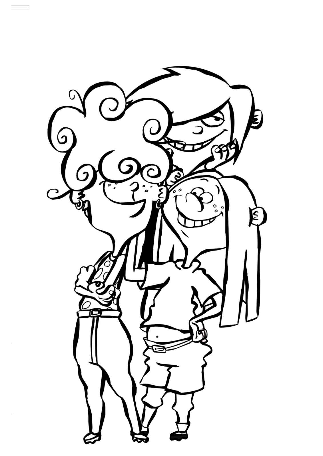 Desenho de Du Dudu E Edu Desenho Colorir Imprimir 14